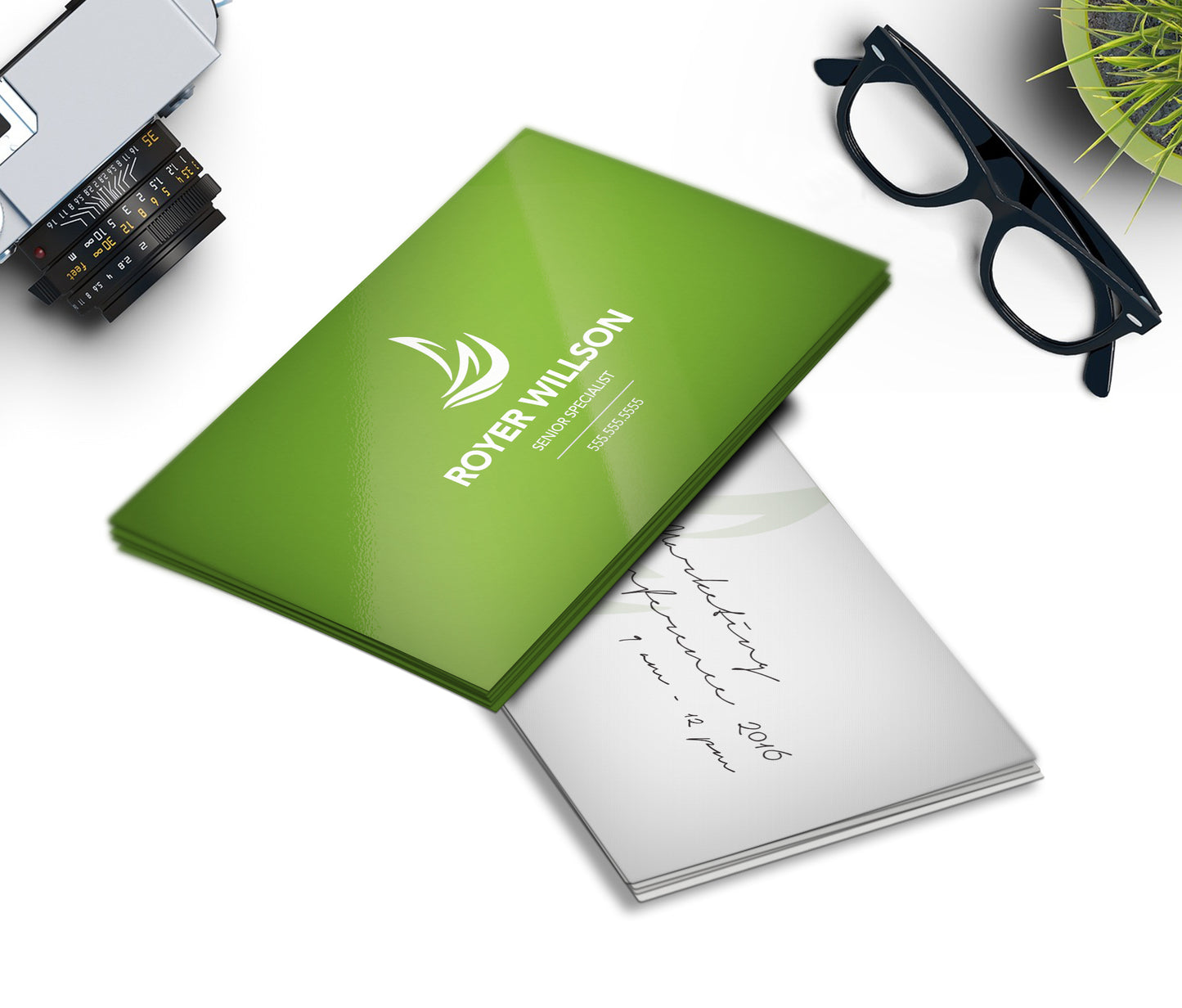 Business cards 14pt Writable + AQ (C1S)