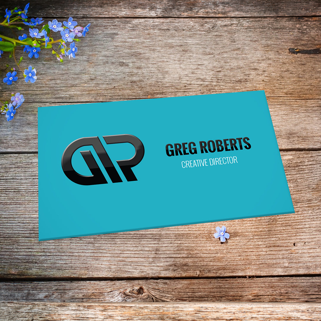 Business cards 18pt Matte Lam + SPOT UV
